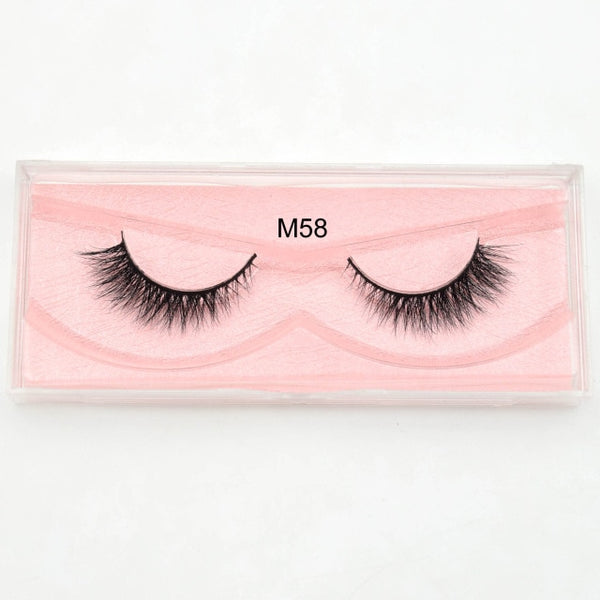 Visofree Mink Lashes 3D Mink Eyelashes 100% Cruelty free Lashes Handmade Reusable Natural Eyelashes Popular False Lashes Makeup