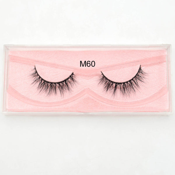 Visofree Mink Lashes 3D Mink Eyelashes 100% Cruelty free Lashes Handmade Reusable Natural Eyelashes Popular False Lashes Makeup