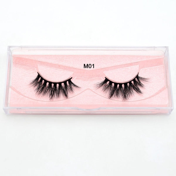 Visofree Mink Lashes 3D Mink Eyelashes 100% Cruelty free Lashes Handmade Reusable Natural Eyelashes Popular False Lashes Makeup