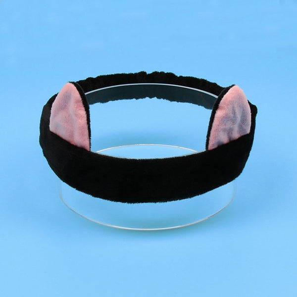 Coral Fleece Makeup Bow Headband For Women Wash Face Lady Bath Mask Cosmetic Hairband Elastic Soft Turban Hair Accessories