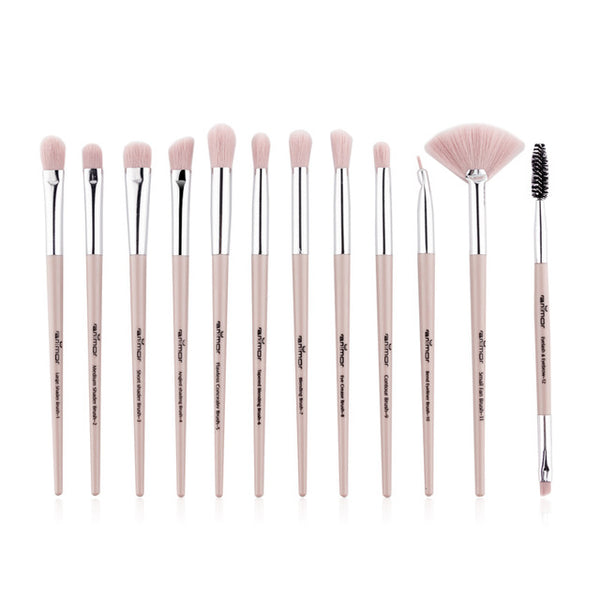 Anmor Makeup Brushes Set 3-12pcs/lot Eye Shadow Blending Eyeliner Eyelash Eyebrow Make up Brushes Professional Eyeshadow Brush