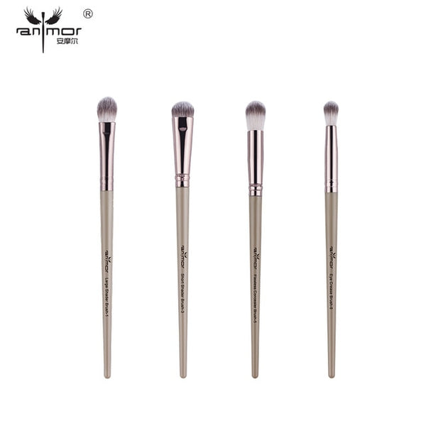 Anmor Makeup Brushes Set 3-12pcs/lot Eye Shadow Blending Eyeliner Eyelash Eyebrow Make up Brushes Professional Eyeshadow Brush
