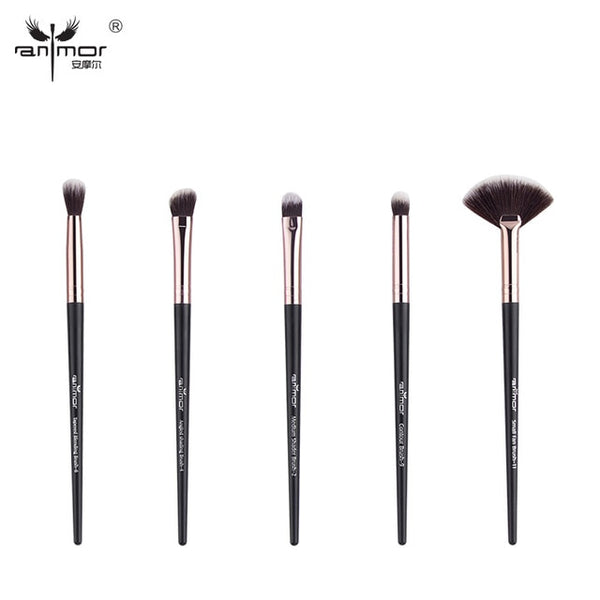 Anmor Makeup Brushes Set 3-12pcs/lot Eye Shadow Blending Eyeliner Eyelash Eyebrow Make up Brushes Professional Eyeshadow Brush