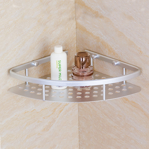 Space Aluminum Bathroom Shelf Shower Shampoo Soap Cosmetic Shelves Bathroom Accessories Storage Organizer Rack Holder OT001