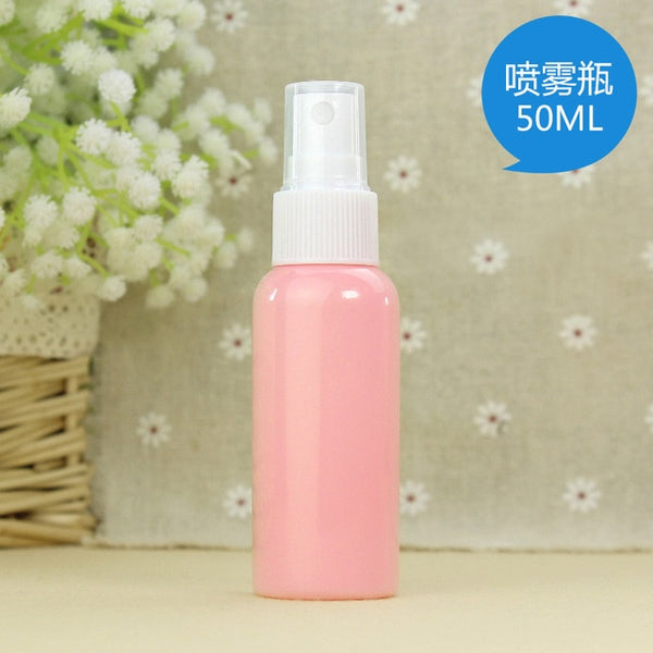 eTya Portable Travel Empty Cosmetic Containers Cream Lotion Plastic Bottles Bags Pouch Travel Accessories