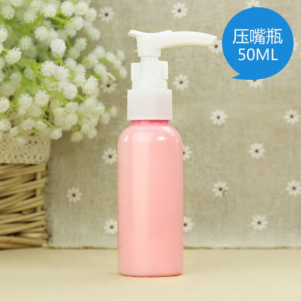 eTya Portable Travel Empty Cosmetic Containers Cream Lotion Plastic Bottles Bags Pouch Travel Accessories