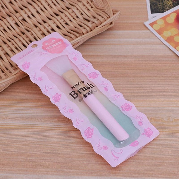 Dropshipping 3 Colors Facial Mask Stirring Brush Soft Silicone Makeup Brush Women Skin Face Care For Girl Beauty Tools