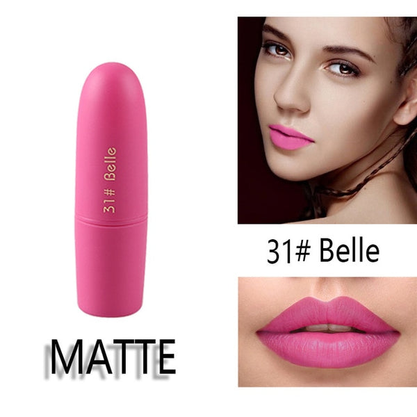 MISS ROSE Lipstick Matte Waterproof Nutritious 25 Colors Easy to Wear Lipstick Long Lasting Lips Makeup kyliejenner lipstick