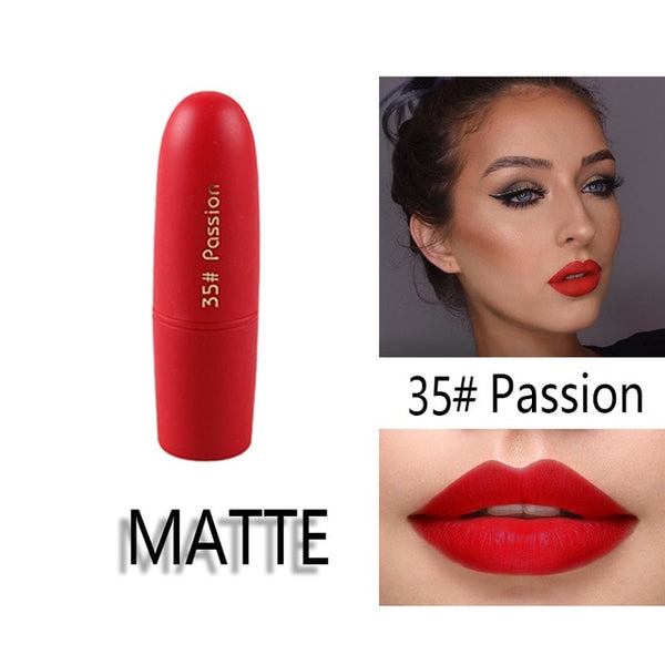 MISS ROSE Lipstick Matte Waterproof Nutritious 25 Colors Easy to Wear Lipstick Long Lasting Lips Makeup kyliejenner lipstick