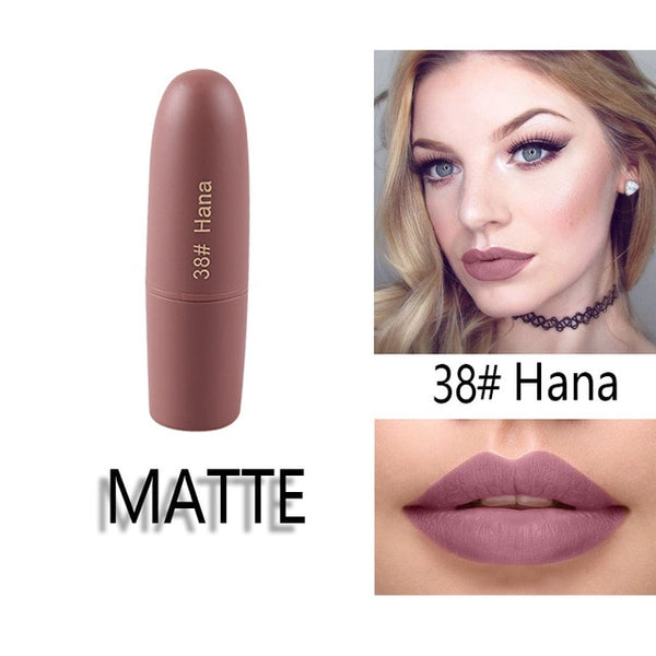 MISS ROSE Lipstick Matte Waterproof Nutritious 25 Colors Easy to Wear Lipstick Long Lasting Lips Makeup kyliejenner lipstick