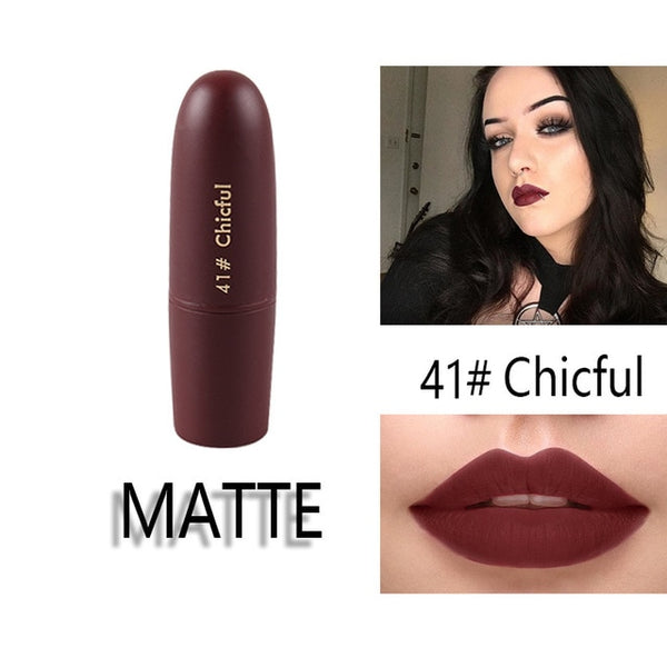 MISS ROSE Lipstick Matte Waterproof Nutritious 25 Colors Easy to Wear Lipstick Long Lasting Lips Makeup kyliejenner lipstick
