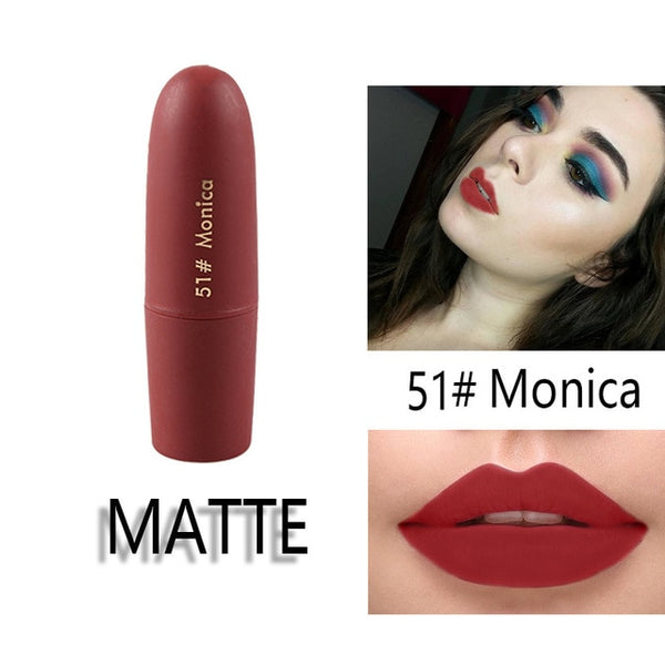 MISS ROSE Lipstick Matte Waterproof Nutritious 25 Colors Easy to Wear Lipstick Long Lasting Lips Makeup kyliejenner lipstick