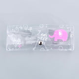 1 PCS Cartoon Cute Travel Transparent PVC Eye Glasses Cosmetic Makeup  Earphone Organizer Bag Case