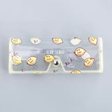1 PCS Cartoon Cute Travel Transparent PVC Eye Glasses Cosmetic Makeup  Earphone Organizer Bag Case