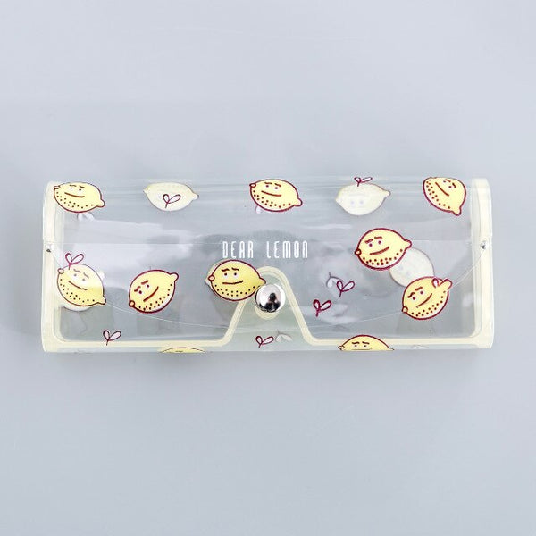 1 PCS Cartoon Cute Travel Transparent PVC Eye Glasses Cosmetic Makeup  Earphone Organizer Bag Case