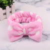2019 Coral Fleece Hair bow Headband Women Wash Face Makeup Bath Mask Cosmetic Soft  Elastic Hairband Turban Hair Accessories