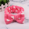 2019 Coral Fleece Hair bow Headband Women Wash Face Makeup Bath Mask Cosmetic Soft  Elastic Hairband Turban Hair Accessories