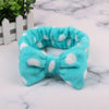 2019 Coral Fleece Hair bow Headband Women Wash Face Makeup Bath Mask Cosmetic Soft  Elastic Hairband Turban Hair Accessories