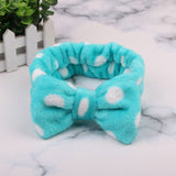2019 Coral Fleece Hair bow Headband Women Wash Face Makeup Bath Mask Cosmetic Soft  Elastic Hairband Turban Hair Accessories