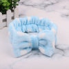 2019 Coral Fleece Hair bow Headband Women Wash Face Makeup Bath Mask Cosmetic Soft  Elastic Hairband Turban Hair Accessories
