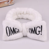 2019 Coral Fleece Hair bow Headband Women Wash Face Makeup Bath Mask Cosmetic Soft  Elastic Hairband Turban Hair Accessories