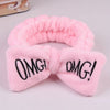 2019 Coral Fleece Hair bow Headband Women Wash Face Makeup Bath Mask Cosmetic Soft  Elastic Hairband Turban Hair Accessories