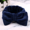 2019 Coral Fleece Hair bow Headband Women Wash Face Makeup Bath Mask Cosmetic Soft  Elastic Hairband Turban Hair Accessories