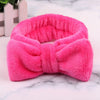 2019 Coral Fleece Hair bow Headband Women Wash Face Makeup Bath Mask Cosmetic Soft  Elastic Hairband Turban Hair Accessories