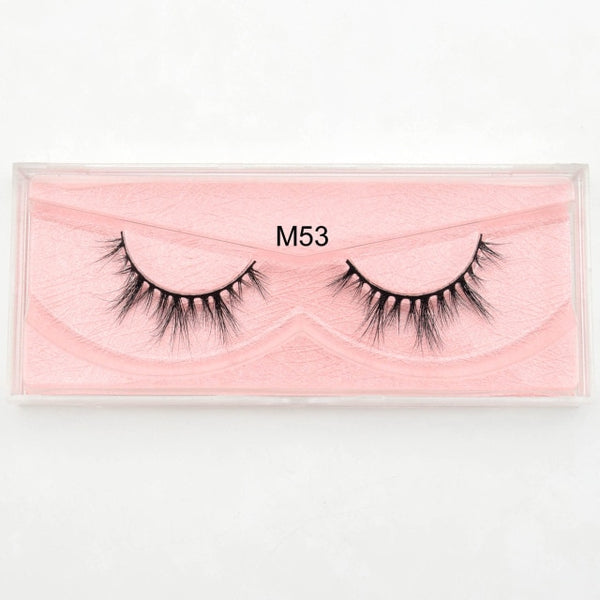 Visofree Mink Lashes 3D Mink Eyelashes 100% Cruelty free Lashes Handmade Reusable Natural Eyelashes Popular False Lashes Makeup