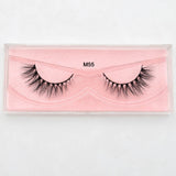 Visofree Mink Lashes 3D Mink Eyelashes 100% Cruelty free Lashes Handmade Reusable Natural Eyelashes Popular False Lashes Makeup