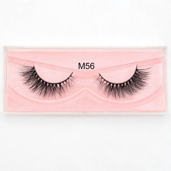 Visofree Mink Lashes 3D Mink Eyelashes 100% Cruelty free Lashes Handmade Reusable Natural Eyelashes Popular False Lashes Makeup