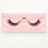 Visofree Mink Lashes 3D Mink Eyelashes 100% Cruelty free Lashes Handmade Reusable Natural Eyelashes Popular False Lashes Makeup