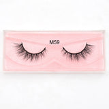 Visofree Mink Lashes 3D Mink Eyelashes 100% Cruelty free Lashes Handmade Reusable Natural Eyelashes Popular False Lashes Makeup