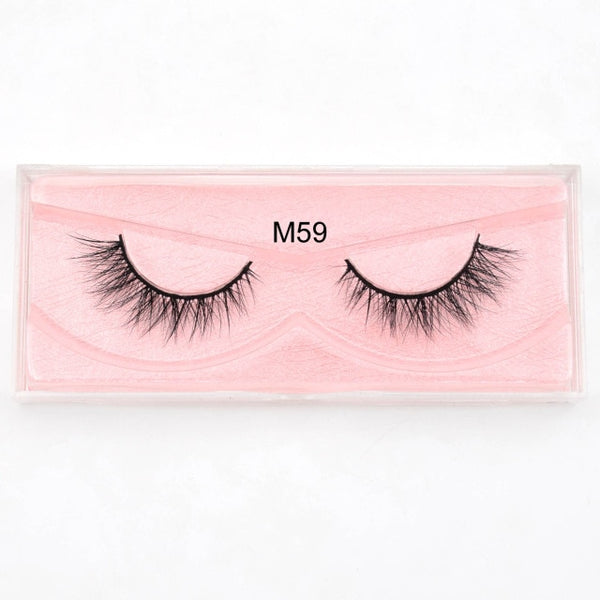 Visofree Mink Lashes 3D Mink Eyelashes 100% Cruelty free Lashes Handmade Reusable Natural Eyelashes Popular False Lashes Makeup
