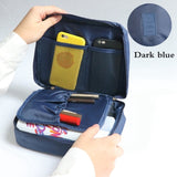 3 Style Make Up Bag Black Flamingo Lady Travel Cosmetics Storage Bags Bath Organizer Storage Pouch Toiletry Cosmetic bag