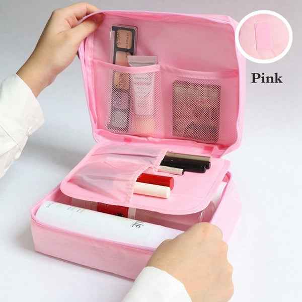3 Style Make Up Bag Black Flamingo Lady Travel Cosmetics Storage Bags Bath Organizer Storage Pouch Toiletry Cosmetic bag