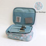 3 Style Make Up Bag Black Flamingo Lady Travel Cosmetics Storage Bags Bath Organizer Storage Pouch Toiletry Cosmetic bag