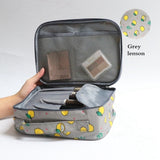 3 Style Make Up Bag Black Flamingo Lady Travel Cosmetics Storage Bags Bath Organizer Storage Pouch Toiletry Cosmetic bag
