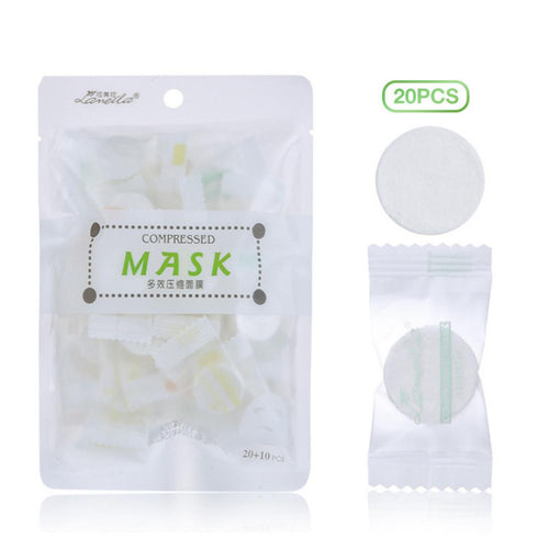 Compressed Face Mask Paper Disposable Facial Dry Masks Nonwoven Fabric Papers Skin Care Compressed mask Women DIY Makeup Tool