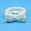 Coral Fleece Makeup Bow Headband For Women Wash Face Lady Bath Mask Cosmetic Hairband Elastic Soft Turban Hair Accessories