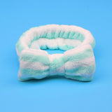 Coral Fleece Makeup Bow Headband For Women Wash Face Lady Bath Mask Cosmetic Hairband Elastic Soft Turban Hair Accessories