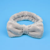 Coral Fleece Makeup Bow Headband For Women Wash Face Lady Bath Mask Cosmetic Hairband Elastic Soft Turban Hair Accessories