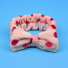 Coral Fleece Makeup Bow Headband For Women Wash Face Lady Bath Mask Cosmetic Hairband Elastic Soft Turban Hair Accessories