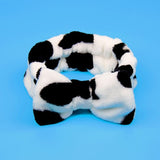 Coral Fleece Makeup Bow Headband For Women Wash Face Lady Bath Mask Cosmetic Hairband Elastic Soft Turban Hair Accessories