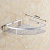 Space Aluminum Bathroom Shelf Shower Shampoo Soap Cosmetic Shelves Bathroom Accessories Storage Organizer Rack Holder OT001