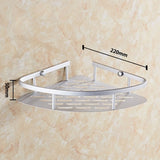 Space Aluminum Bathroom Shelf Shower Shampoo Soap Cosmetic Shelves Bathroom Accessories Storage Organizer Rack Holder OT001