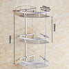 Space Aluminum Bathroom Shelf Shower Shampoo Soap Cosmetic Shelves Bathroom Accessories Storage Organizer Rack Holder OT001