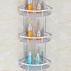 Space Aluminum Bathroom Shelf Shower Shampoo Soap Cosmetic Shelves Bathroom Accessories Storage Organizer Rack Holder OT001