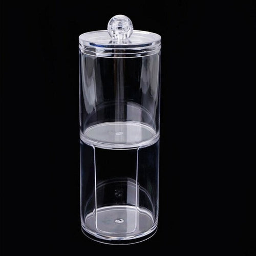 2 Types Acrylic Makeup cotton Pad and Cotton Swab Storage Box Makeup Organizer Cosmetic Holder Tool Accessories Wholesale