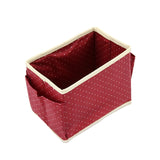 Cute Dots Desktop Cosmetic Organizer Makeup Storage Boxes Bins Non-woven Wash Accessories Boxes